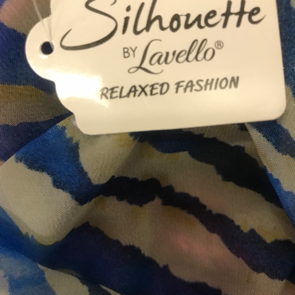 Silhouette By Lavello Sheer Wrap Scarf - Picture 6 of 6